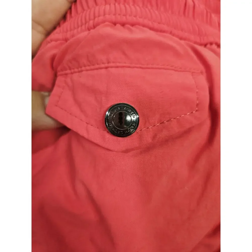 Polo Ralph Lauren Men's Pink Travelers Swimming Shorts L Hiking Outdoor String